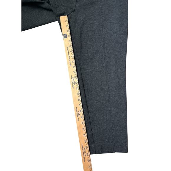 J. Jill Ponte Slim Leg Pull On Pants Gray Stretch Elastic Womens Size XL Petite - Picture 9 of 11